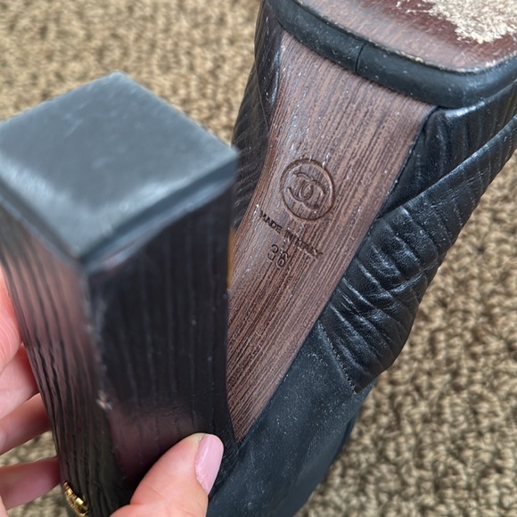 Chanel Platform Booties Size 36 - Picture 6 of 7